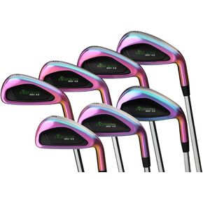 BombTech Golf - Premium Golf 4.0 Iron Set - Right-Handed Irons Include 4, 5, 6, 7, 8, 9, PW - Easy to Hit Golf Irons