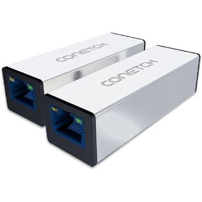 PoE Media Converter | A Pair of PoE Fiber Media Converter | Single Mode SC Single Core | 3KM Transmission Range | 10/100/1000Mbps | Plug & Play | PoE/Adapter Power Supply