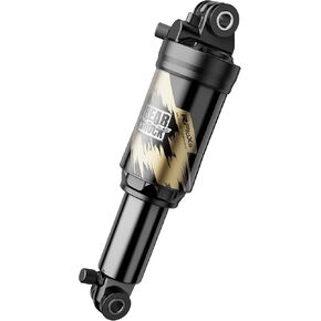 Dual air chamber Bike Rear Shocks 150mm,Mountain Bieyele Coil Rear ShockAbsorber MTB Rear Suspension for MTB/E-Bike/Scooter