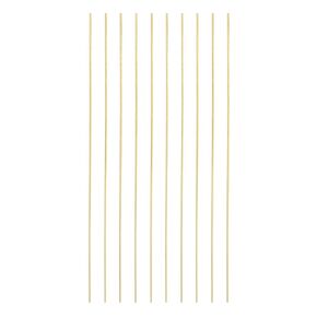 PATIKIL 5 Pcs Brass Round Rod, 1mm x 6" Lathe Bar Stock H62 Brass Round Stock for DIY Craft Making Hardware Novelty Model Car Plane Boat Ship, Copper