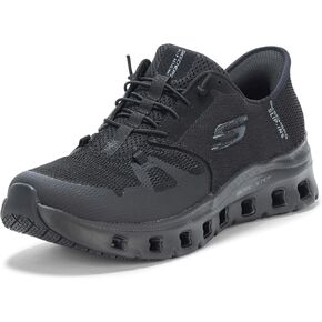 Skechers Women's Glde Step Pro Sr Edrura Hands Freee Bungee Health Care Professional Shoe