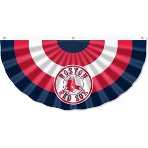WinCraft Boston Red Sox Bunting Pleated Fan Banners