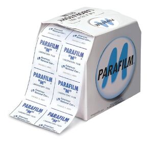 Heathrow Scientific HS234526C Parafilm M Self-Sealing Film, 4" x 250 ft, Transparent