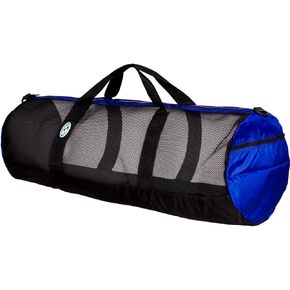 STAHLSAC Mesh Duffel Bag: Ideal for dive gear, beach & watersport accessories, 36" BLUE