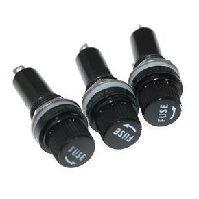 5PCS Screw Cap Panel Mounted 6 x 30mm Fuse Holder
