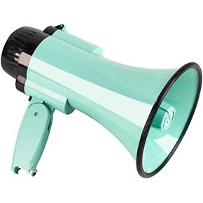 مكبر صوت محمول مكبر صوت Siren PA Bullhorn - صغير الحجم ويعمل بالبطارية بقوة 20 وات، 3 أوضاع ومقبض قابل للطي للمدربين وكرة القدم والبيسبول والمدربين والمعلمين in Kuwait