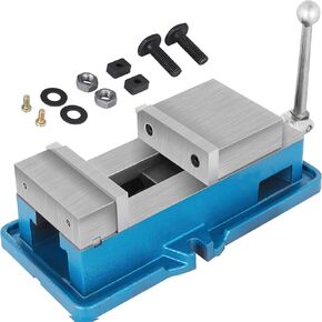 VEVOR 5" Super-Lock Vise For NC/CNC Machines Bench Clamp Vise High Precision, Vise Clamp Vice CNC Vise Lockdown Vise Drilling 125mm Width CNC 24KN