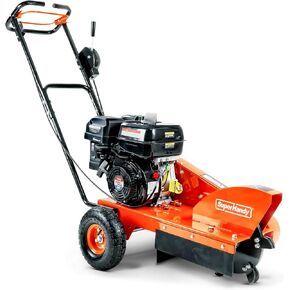 SuperHandy Gas-Powered Stump Grinder with 9HP Engine, Direct Belt Drive, 12-Inch Cutting Depth, 6 Durable Carbide Teeth – Compact and Lightweight
