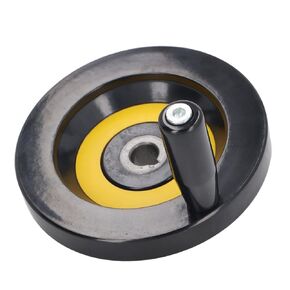 Saw Handwheel, 14mm Center Hole 125mm Outer Diameter Lathe Handwheel, Milling Machine Hand Wheel Grinder Handwheel Power Tool Handwheel