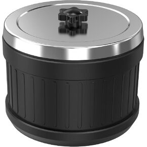Rock Tumbler Barrel Extral Large Capacity 2.5 Lbs 5 x 4 inch, Rubber Material, with Durable Leak-proof Lid