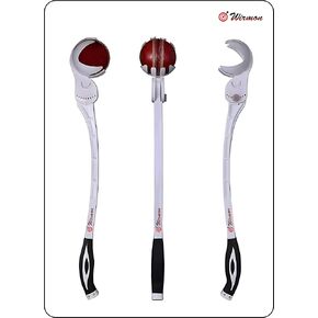 Wirmon Side Arm Ball Thrower Machine Adjustable for Cricket Leather and Tennis Ball Side arm with Advanced Design for Batting Practice (White) Pack of 1