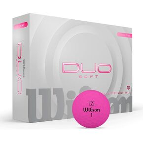 WILSON 2025 Duo Soft Golf Balls - White, 12 Balls