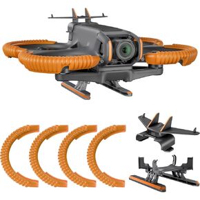 3-IN-1 Avata 2 Accessories Bundle Kit,Avata 2 Propeller Guard Protector+Landing gear+Tail for DJI Avata 2 Drone Protection(Not including drone)