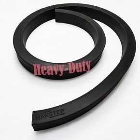 حاجز مانع للتسرب جديد، حاجز سائل مطاطي صلب أثقل، حاجز مانع للباب بعرض 2.4 بوصة × ارتفاع 1.6 بوصة، شريط مطاطي عالي التحمل مقاوم للزيت ومقاوم للتمزق، إمداد للتحكم في الانسكاب in Kuwait