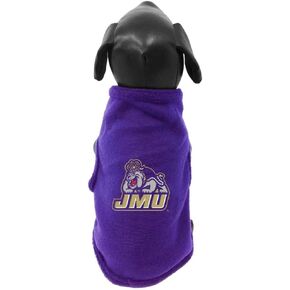 NCAA James Madison Dukes Sleeveless Polar Fleece Dog Sweatshirt, XX-Large