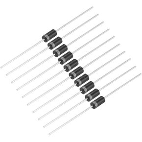 (120Pcs) 1N4001 Rectifier Diodes, 1A 50V DO-41 Axial Diodes, 1amp 50Volt Electronic Silicon Diodes
