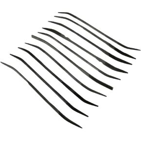 SE Riffler File Set - Precision Hand Tools - Double Ended Metal Files - Set of 10 Pcs - 745RF
