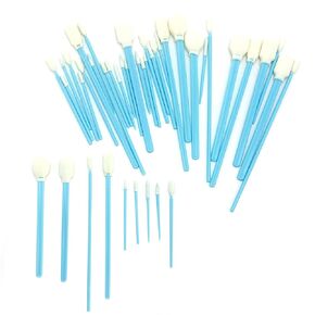 Lint-Free Foam Swab Sticks (9 Types 33 Pcs), Foam Tip Cleaning Swab Kit for Optical Instruments, Camera Lenses, Electronic Equipment, Car Detailing, Inkjet Printer Print Heads