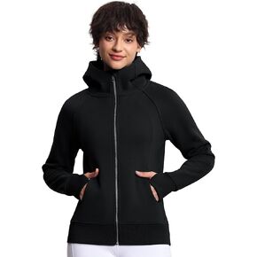 THE GYM PEOPLE Women's Zip Up Hoodies Fleece Workout Jackets Sweatshirts with Pockets Thumb Hole