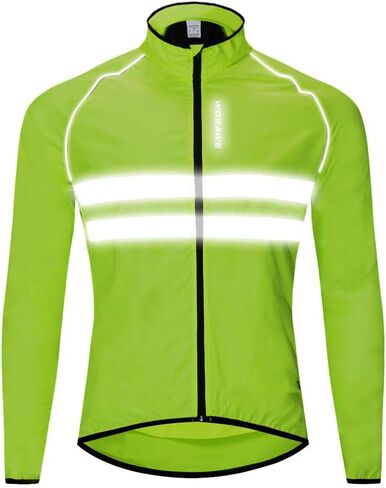 WOSAWE Packable Cycling Jacket Hooded Running Coat Lightweight Biking Windbreaker in Saudi Arabia