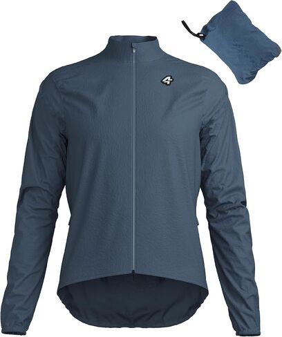 Men's Cycling Jacket Windbreaker Lightweight Packable Breathable Cycling Bike Jacket with Reflective Strips Hiking in Kuwait