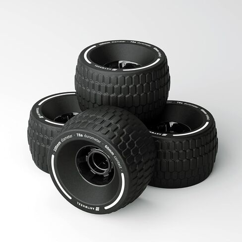 عجلات ANTWHEEL لجميع التضاريس، عجلات طويلة 100 مم، عجلات تزلج كهربائية 78A، عجلات يوريتان عالية الارتداد in Kuwait