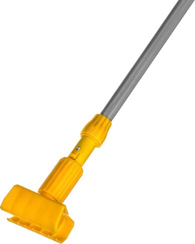 مقبض ممسحة حديد تجاري من جبال الألب لتنظيف الأرضيات - عصا تنظيف احترافية سريعة التغيير أو رأس ممسحة بديلة مع مقبض معدني (مشبك فك من الألياف الزجاجية) in Kuwait