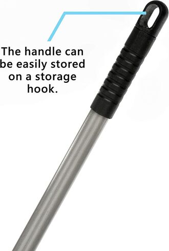 مقبض ممسحة حديد تجاري من جبال الألب لتنظيف الأرضيات - عصا تنظيف احترافية سريعة التغيير أو رأس ممسحة بديلة مع مقبض معدني (مشبك فك من الألياف الزجاجية) in Kuwait