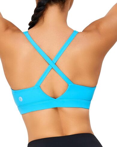 RUNNING GIRL High Impact Sports Bras for Women Moulded Cup High Support Sports Bra High Coverage Workout Yoga Bra in Kuwait