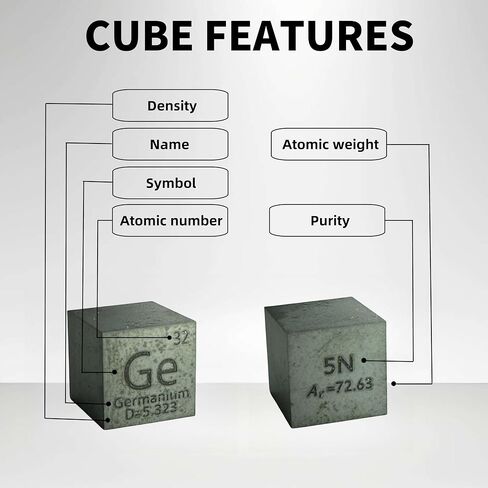 Tungsten Cube A Unique Metal Cube Made of 99.95% Pure Tungsten Block, Periodic Table Element Cube Collection,Science Gift for Adults,Engraved Tungsten Cube + Acrylic Box (Tungsten, 0.39inch(10mm) in Saudi Arabia