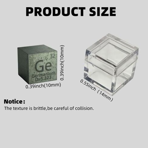 Tungsten Cube A Unique Metal Cube Made of 99.95% Pure Tungsten Block, Periodic Table Element Cube Collection,Science Gift for Adults,Engraved Tungsten Cube + Acrylic Box (Tungsten, 0.39inch(10mm) in Saudi Arabia