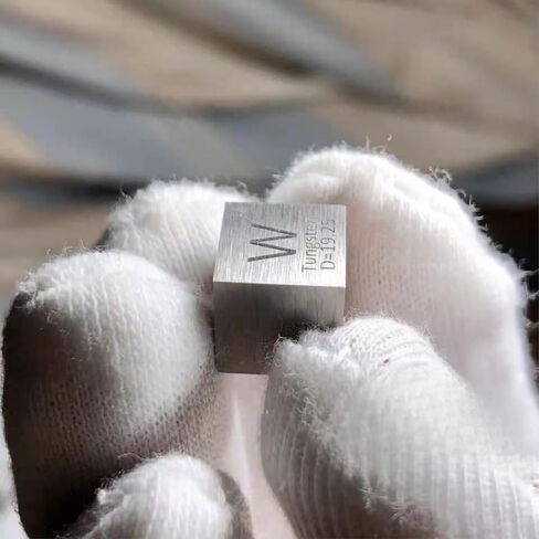 Tungsten Cube A Unique Metal Cube Made of 99.95% Pure Tungsten Block, Periodic Table Element Cube Collection,Science Gift for Adults,Engraved Tungsten Cube + Acrylic Box (Tungsten, 0.39inch(10mm) in Saudi Arabia