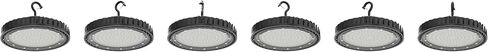 LED High Bay Light 150W 22,500lm 0-10V Dimmable Eqv.600W MH/HPS,High Bay LED Lights 5000K,UFO Light for Shop Warehouse Factory in Saudi Arabia