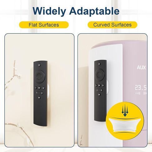 Magnetic Remote Control Holder Self-Adhesive Wall Mount, 6 Pack Upgraded Silicone Organizer Storage Wall Holder for Home Office TV, Fan and Air Conditioner Remote Control in Saudi Arabia