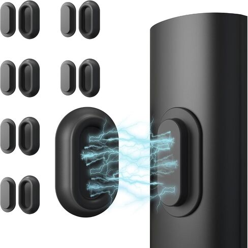 Magnetic Remote Control Holder Self-Adhesive Wall Mount, 6 Pack Upgraded Silicone Organizer Storage Wall Holder for Home Office TV, Fan and Air Conditioner Remote Control in Saudi Arabia