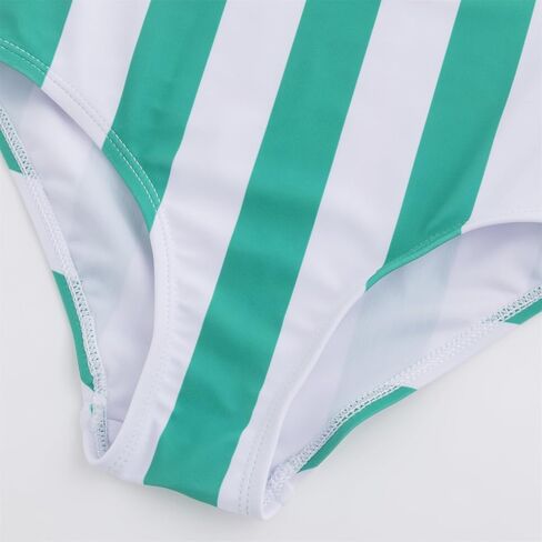 LIZENS Girls One Piece Swimwear Stylish Girls Swimsuit for Ages 2-12 Color Clash Vintage in Kuwait