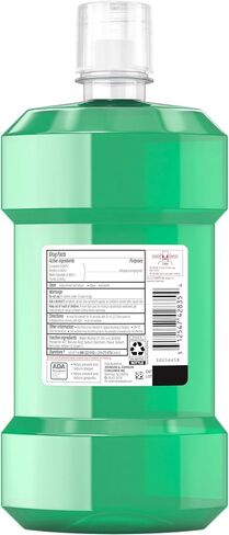 Listerine Freshburst Antiseptic Mouthwash for Bad Breath, Kills 99.9% of Bad Breath Germs & Fights Plaque & Gingivitis, ADA Accepted Mouthwash, Spearmint, Convenience Pack, 1 L, 2 Pack in Saudi Arabia