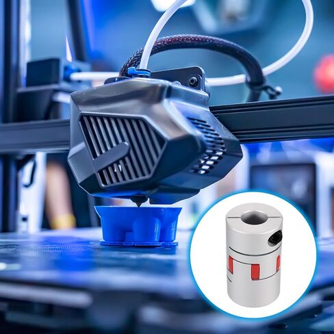 MECCANIXITY Aluminum Shaft Coupling 18mm to 18mm Flexible Spider Coupling L66mm x D40mm Coupler Jaw Spider Shaft Joint Connector for 3D Printers DIY Encoder CNC Router Milling Machine in Saudi Arabia
