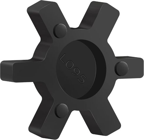 XIKE L075 Solid Type Flexible NBR Rubber Spider Center Insert Fits for L Jaw Coupling Set, Black (4 Pack) in Saudi Arabia