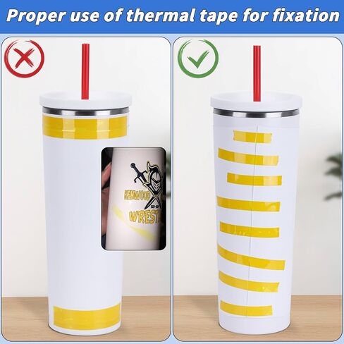 5 Rolls Sublimation Tape Heat Transfer Tape, 20mm × 50m (164ft) Heat Resistant Tape Sublimation Bulk, Brown Heat Transfer Tape for Sublimation Press Electronic Soldering Insulation, No Residue in Saudi Arabia
