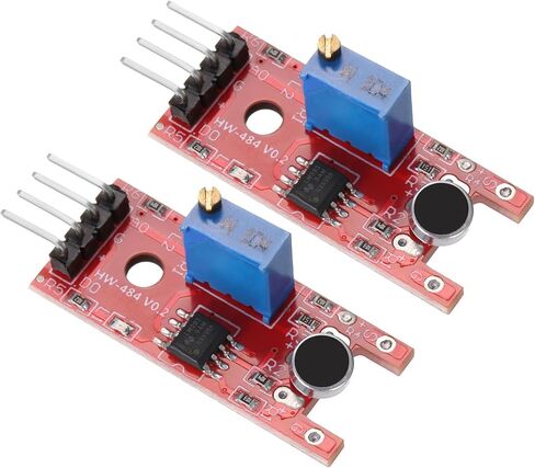 MECCANIXITY 2 Pcs Microphone Sound Sensor KY-038 Voice Detection Module Voice Sound Detection Sensor Module for Voice-Activated Switch in Saudi Arabia