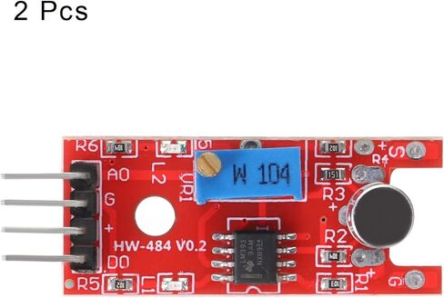 MECCANIXITY 2 Pcs Microphone Sound Sensor KY-038 Voice Detection Module Voice Sound Detection Sensor Module for Voice-Activated Switch in Saudi Arabia
