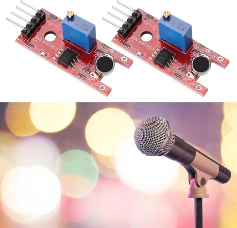MECCANIXITY 2 Pcs Microphone Sound Sensor KY-038 Voice Detection Module Voice Sound Detection Sensor Module for Voice-Activated Switch in Saudi Arabia