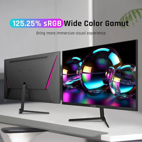 KTC 24 Inch 180Hz Gaming Monitor, 2K QHD Fast IPS PC Gaming Monitor, 1440p 1ms Computer Monitor 144Hz, G-Sync and FreeSync Compatibility, HDR Support, HDMI Displayport, VESA, Q24T09 in Saudi Arabia