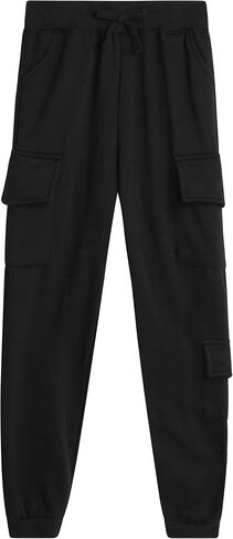 Dreamstar Girls' Jogger Pants - Soft Fleece Oversized Cargo Pants for Girls - Baggy-Loose Girls Fashion Cargo Joggers (7-16) in Kuwait