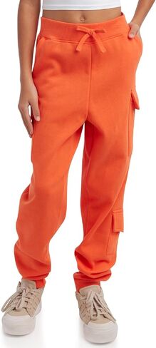 Dreamstar Girls' Jogger Pants - Soft Fleece Oversized Cargo Pants for Girls - Baggy-Loose Girls Fashion Cargo Joggers (7-16) in Kuwait