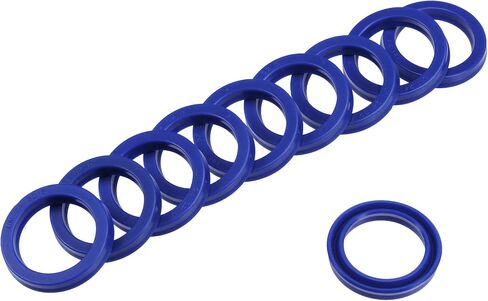 YOKIVE 10 Pcs UN Radial Shaft Seals, Industry PU Oil Seals for Hydraulic Cylinders (Blue, 22-mm ID x 30-mm OD 5-mm Width) in Saudi Arabia