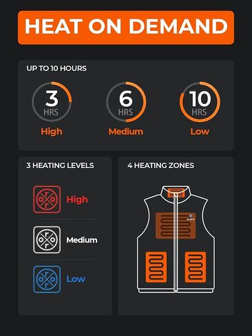 سترة ORORO النسائية المُدفأة (رمادي، M) ووشاح مُدفأ (43 بوصة) in Kuwait