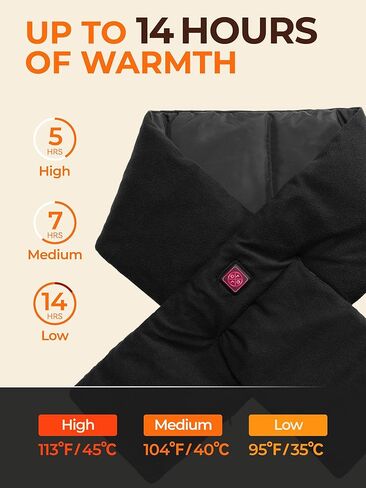 سترة ORORO النسائية المُدفأة (رمادي، M) ووشاح مُدفأ (43 بوصة) in Kuwait