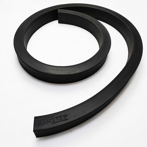 حاجز مانع للتسرب جديد، حاجز سائل مطاطي صلب أثقل، حاجز مانع للباب بعرض 2.4 بوصة × ارتفاع 1.6 بوصة، شريط مطاطي عالي التحمل مقاوم للزيت ومقاوم للتمزق، إمداد للتحكم في الانسكاب in Kuwait